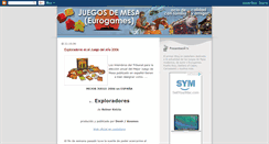 Desktop Screenshot of juegosdemesa.blogspot.com