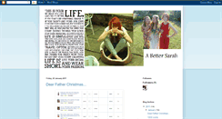 Desktop Screenshot of abettersarah.blogspot.com