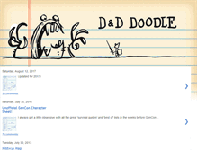 Tablet Screenshot of dandddoodles.blogspot.com