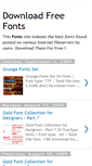 Mobile Screenshot of download-free-fonts.blogspot.com