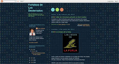 Desktop Screenshot of fortalezadelosdesterrados.blogspot.com