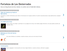 Tablet Screenshot of fortalezadelosdesterrados.blogspot.com