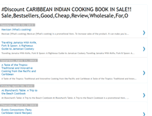 Tablet Screenshot of caribbeanindiancookingbookinsale.blogspot.com