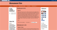 Desktop Screenshot of monumentfire.blogspot.com