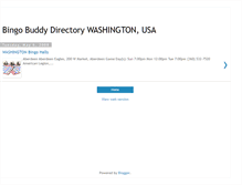 Tablet Screenshot of bingodirectorywashington.blogspot.com