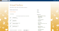 Desktop Screenshot of irinaclothes.blogspot.com