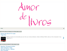 Tablet Screenshot of amordelivros.blogspot.com