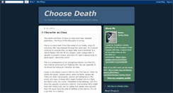 Desktop Screenshot of choosedeath.blogspot.com
