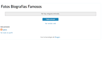 Tablet Screenshot of fotosbiografiasfamosos.blogspot.com