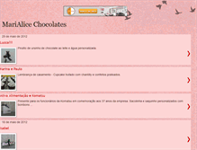 Tablet Screenshot of marialicechocolates.blogspot.com