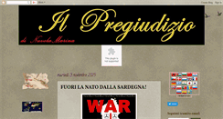 Desktop Screenshot of ilpregiudizio.blogspot.com