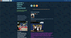 Desktop Screenshot of jugandoyjugandovamosaprendiendo.blogspot.com