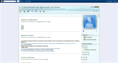 Desktop Screenshot of conversacionesquedejanmuchoquedesear.blogspot.com