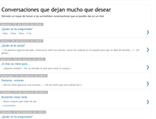 Tablet Screenshot of conversacionesquedejanmuchoquedesear.blogspot.com