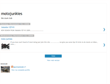 Tablet Screenshot of motojunkies.blogspot.com