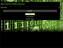 Tablet Screenshot of eavesmath.blogspot.com