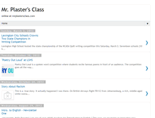 Tablet Screenshot of mrplastersclass.blogspot.com