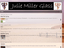 Tablet Screenshot of juliemillerglass.blogspot.com
