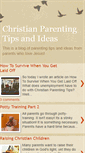 Mobile Screenshot of christianparentingtipsandideas.blogspot.com