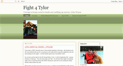Desktop Screenshot of fight4tylor.blogspot.com