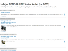 Tablet Screenshot of bisnisuangsantai.blogspot.com