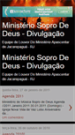 Mobile Screenshot of ministeriosoprodedeus.blogspot.com