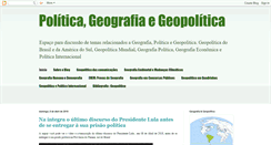 Desktop Screenshot of geografiaegeopolitica.blogspot.com