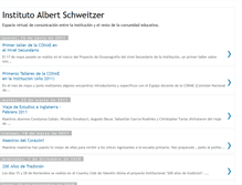 Tablet Screenshot of institutoalbertschweitzer.blogspot.com