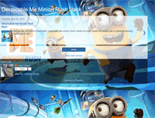 Tablet Screenshot of despicablememinionrushhacknew.blogspot.com