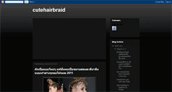 Desktop Screenshot of cutehairbraid.blogspot.com