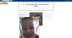 Desktop Screenshot of jelizabethcoleman.blogspot.com