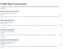 Tablet Screenshot of ccwdwaterconservation.blogspot.com