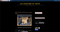 Desktop Screenshot of lesaventuresdetintin-fred.blogspot.com