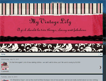Tablet Screenshot of myvintagelily.blogspot.com