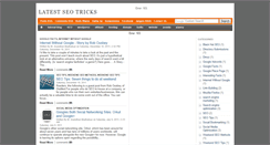 Desktop Screenshot of latestseotricks.blogspot.com