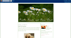 Desktop Screenshot of faithtrustandpixiedustflowers.blogspot.com