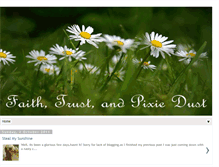 Tablet Screenshot of faithtrustandpixiedustflowers.blogspot.com
