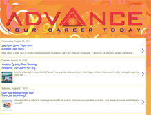 Tablet Screenshot of advanceyourjobsearch.blogspot.com