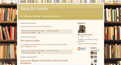 Desktop Screenshot of blogdoazedo.blogspot.com