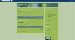 Desktop Screenshot of lifeoudoors.blogspot.com