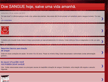 Tablet Screenshot of campanhadoacaosangue.blogspot.com