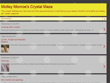 Tablet Screenshot of motleymonroescrystalmaze.blogspot.com