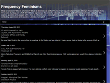 Tablet Screenshot of frequencyfeminisms.blogspot.com