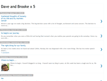 Tablet Screenshot of brookeanddave.blogspot.com