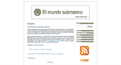 Desktop Screenshot of elmundosubmarino.blogspot.com