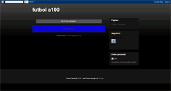 Desktop Screenshot of futbol-gol.blogspot.com