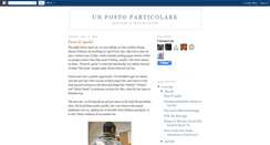 Desktop Screenshot of postoparticolare.blogspot.com