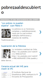 Mobile Screenshot of pobrezaaldescubierto.blogspot.com