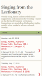 Mobile Screenshot of lectionarysong.blogspot.com
