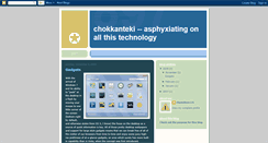 Desktop Screenshot of chokkanteki.blogspot.com